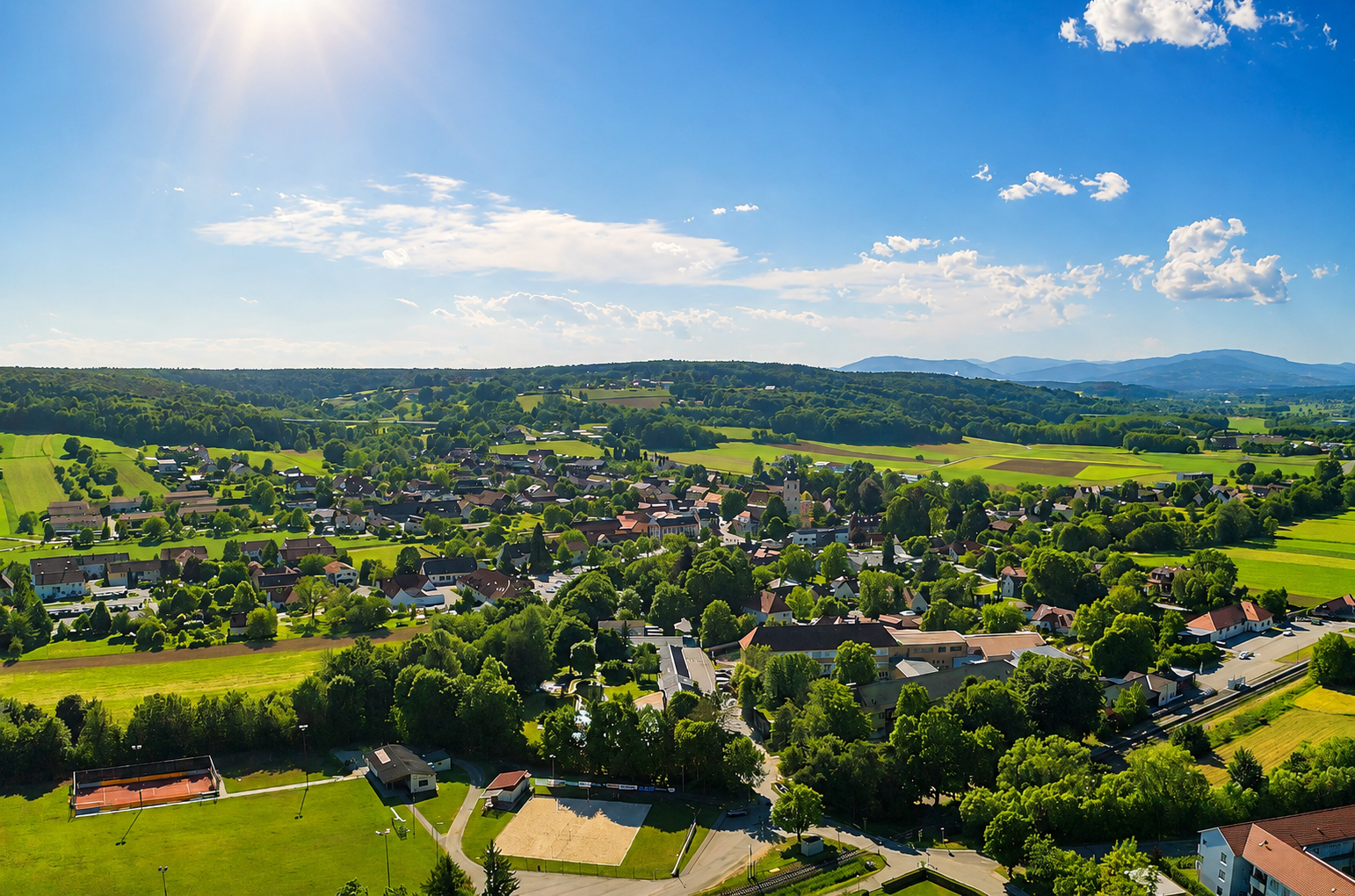 Bad Waltersdorf von oben